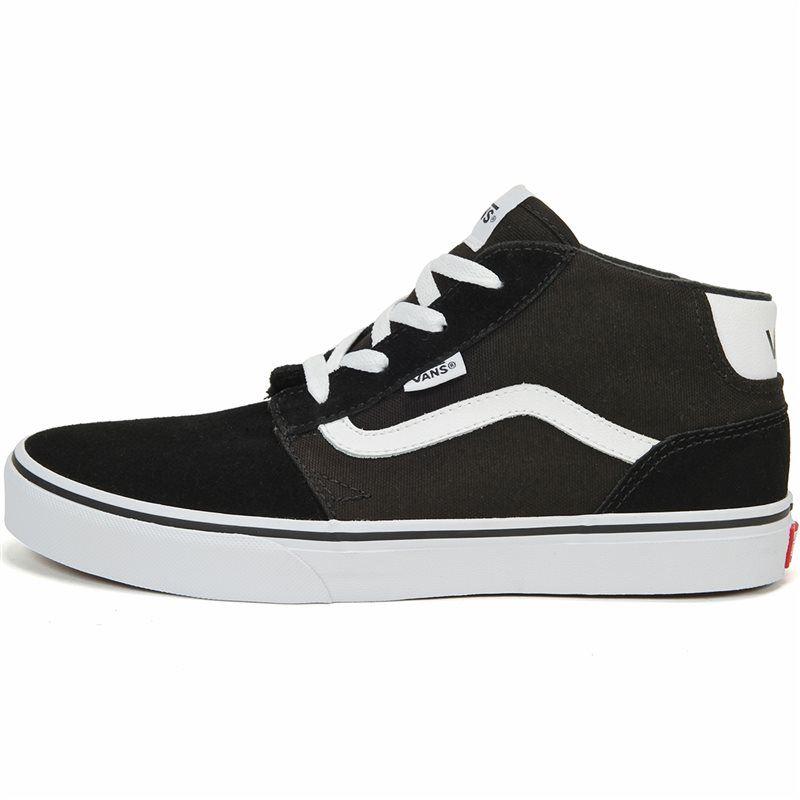 Vans Kids Chapman Mid Suede/Canvas Black/White