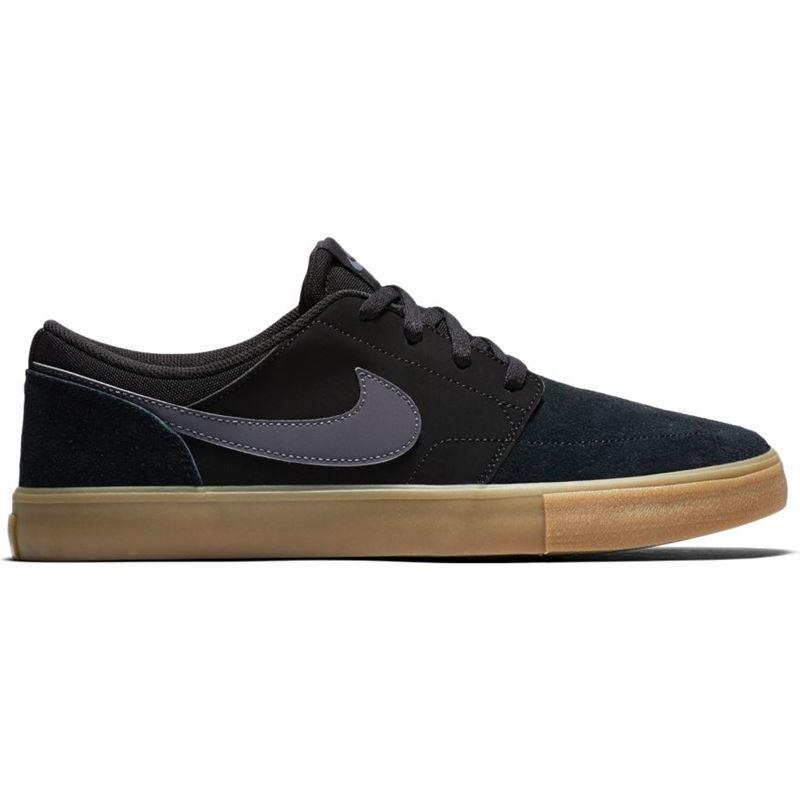 Nike SB Portmore II Solarsoft - Black/Dark Grey/Gum