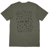 Kink Prison Scratch Tee - Olive