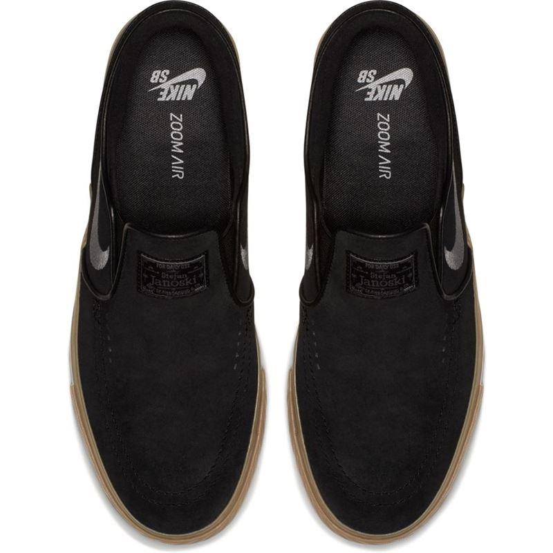 Nike SB Zoom Stefan Janoski Slip-On Black/Gunsmoke/Gum