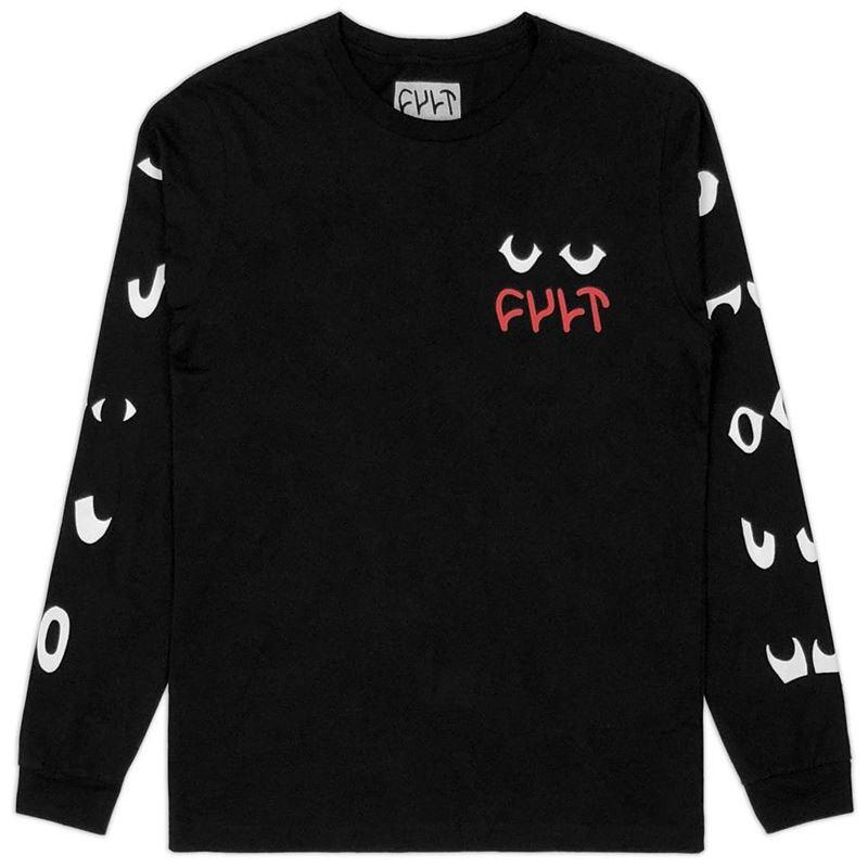 Cult We Da Ppl Long Sleeve Tee - Black