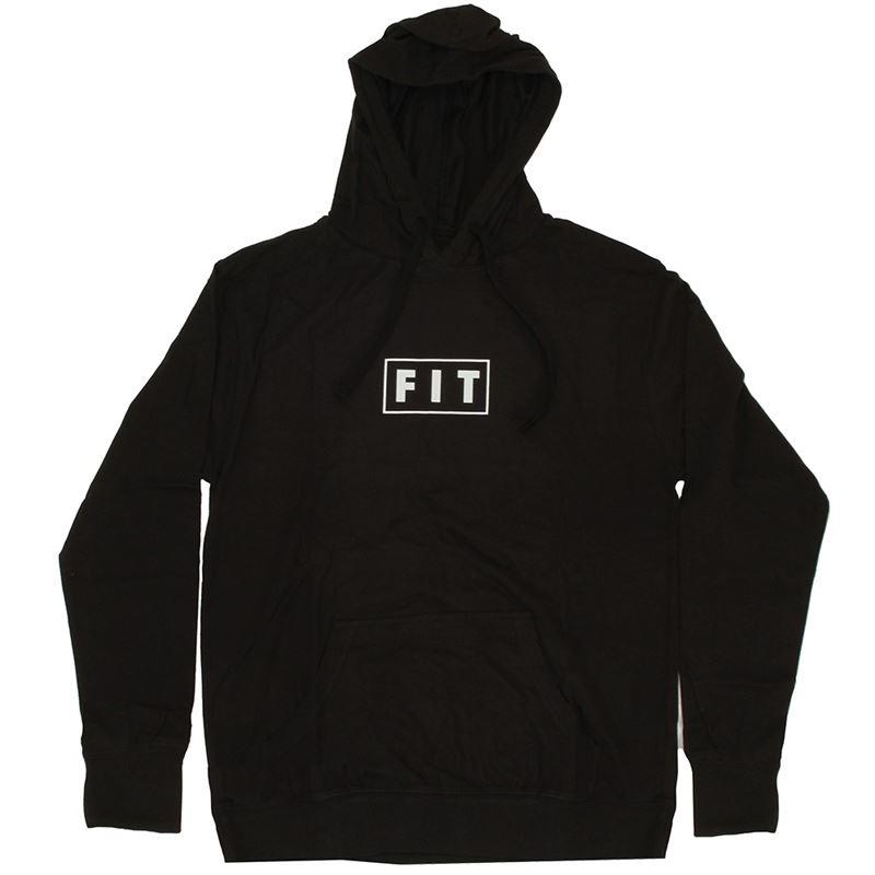 Fit Lightweight Pullover Hooded Sweat - Black