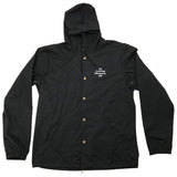 Cult Memorandum Hooded Nylon Jacket - Black