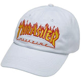 Thrasher Flame Old Timer Cap - White