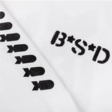 BSD Bomber Longsleeve Tee - White