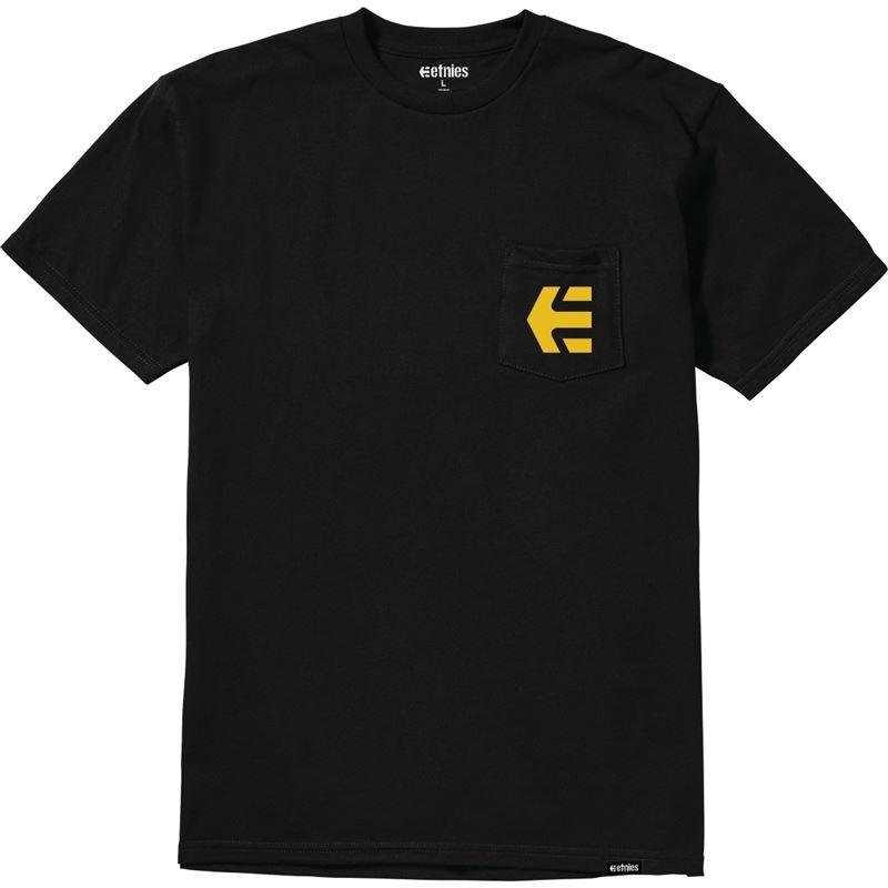 Etnies Icon Pocket Tee - Black/Gold
