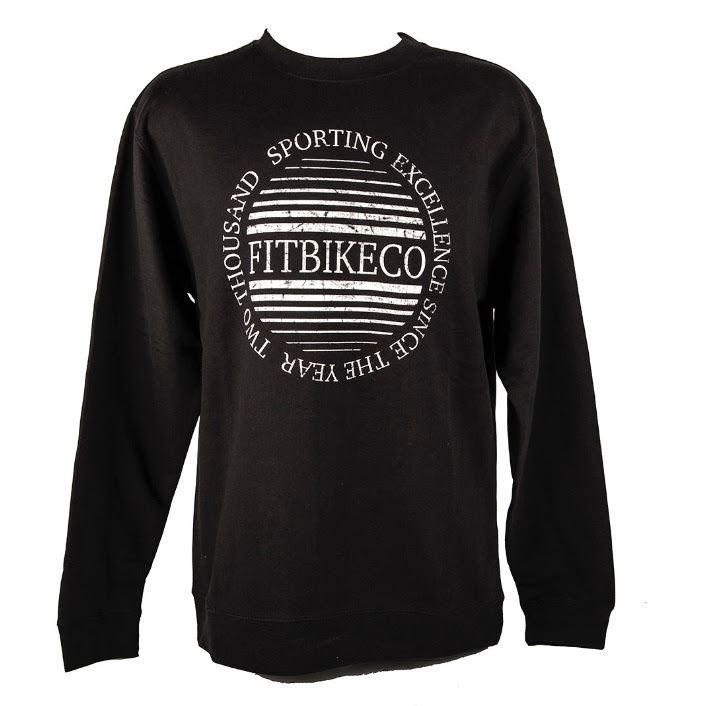 Fit Sporting Crew Sweat - Black