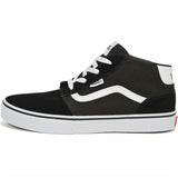 Vans Kids Chapman Mid Suede/Canvas Black/White