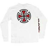 Independent Bar Cross Longsleeve Tee - White