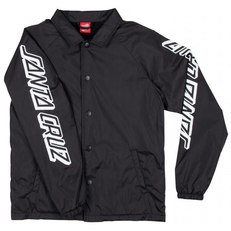 Santa Cruz Youth Screaming Hand Coach Jacket - Black