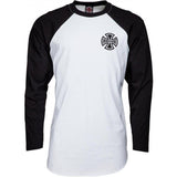 Independent Past, Present, Future Baseball Longsleeve Tee - Black/White