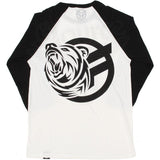 Federal Mark Love 3/4 Sleeve Tee - White/Black
