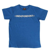 Independent Youth Bar Cross Tee - Royal