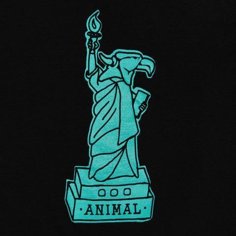 Animal Statue Tee - Black