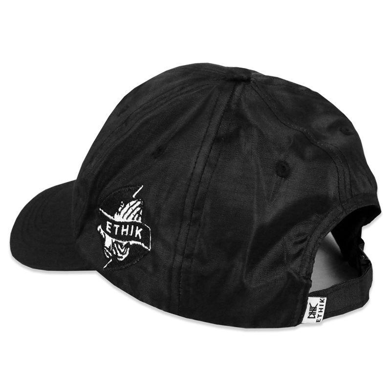 Ethik x Cult DeEvils Windbreaker Dad Hat - Black Black