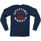 Spitfire Bighead Classic Longlseeve Tee - Navy