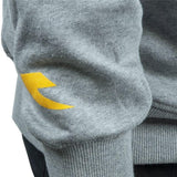 Tall Order Orange Logo Crew Sweatshirt - Grey