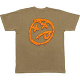 BSD Melting Acid Face Tee - Surplus Green