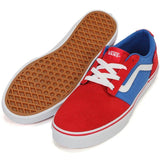 Vans Kids Chapman Stripe Suede/Canvas Red/Blue