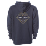 The Trip Compass Hoodie - Slate Blue