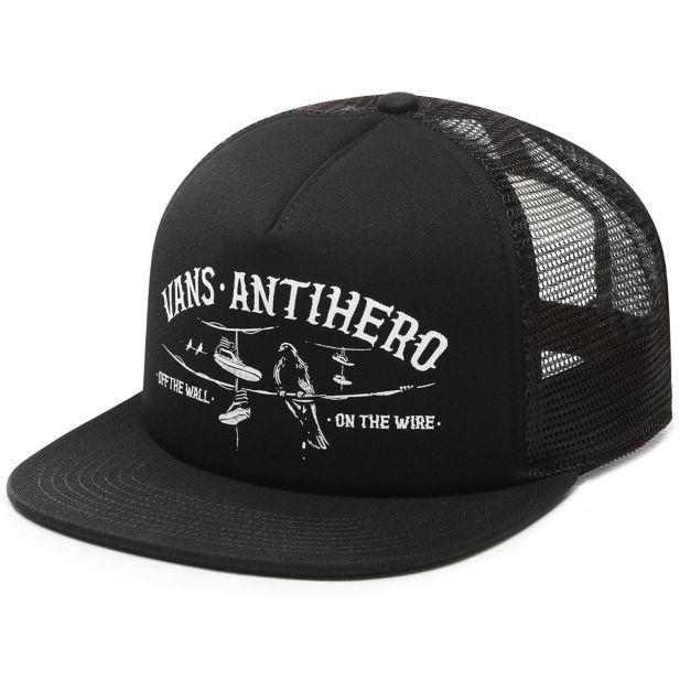 Vans x Anti Hero Wired Trucker Hat - Black