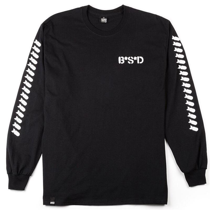 BSD Bomber Longsleeve Tee - Black