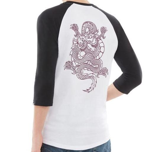 Vans Puff Raglan - Black/White