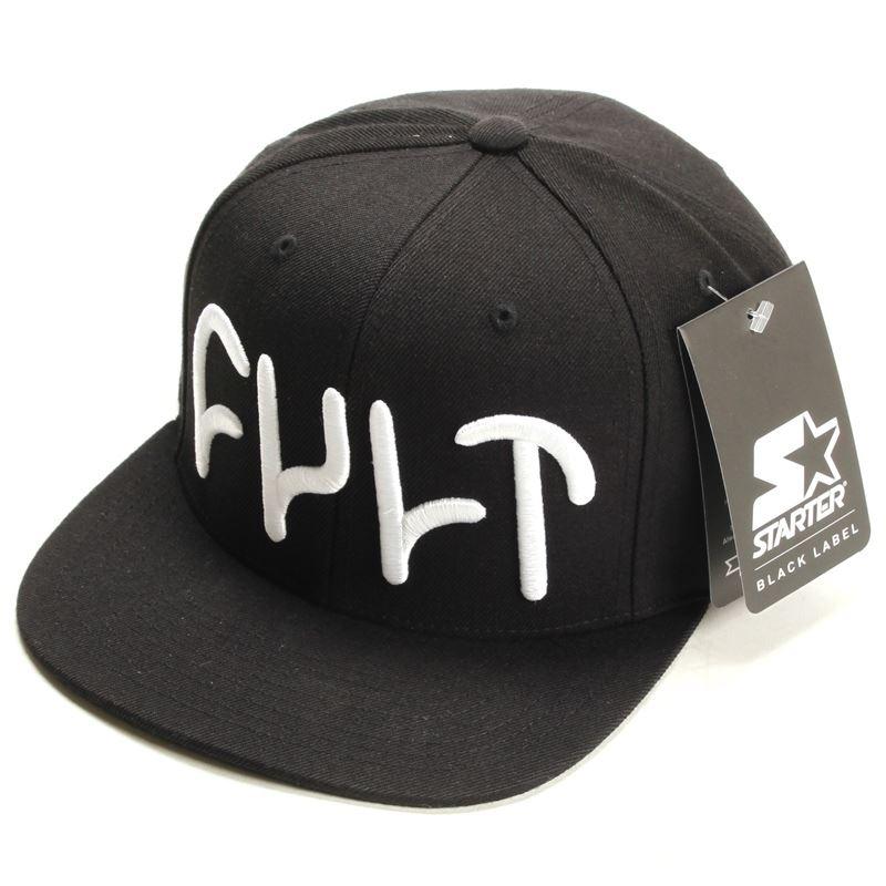 Cult x Starter Snap Back Hat - USA Flag Logo Black With USA Logo