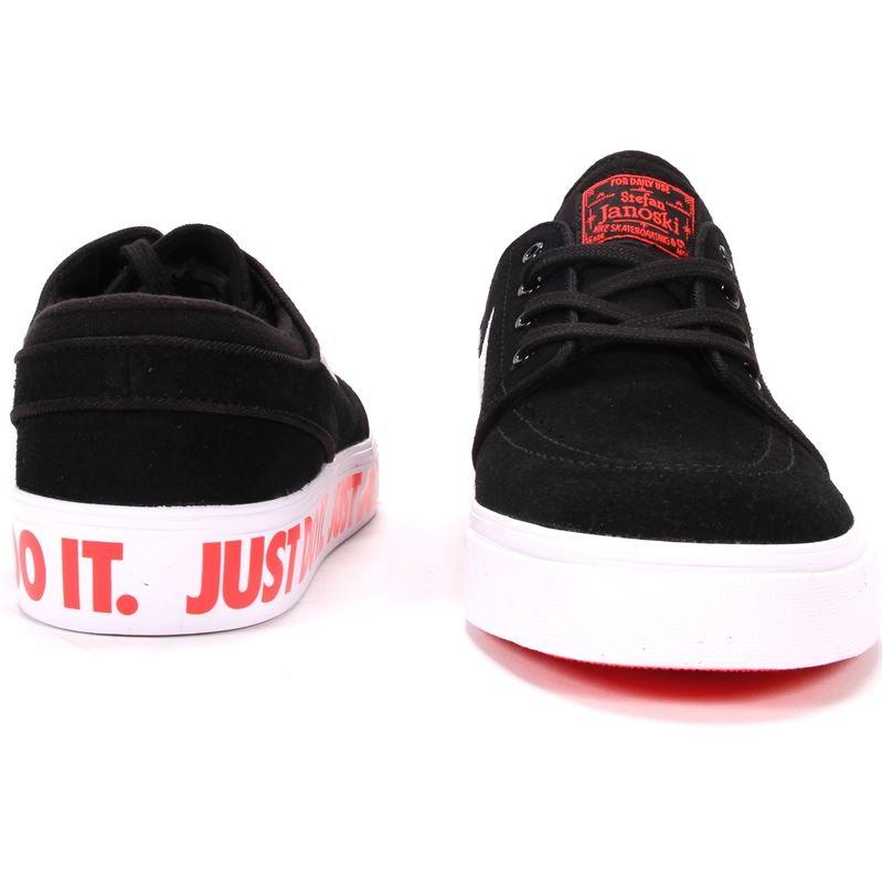 Nike SB Youth Stefan Janoski JDI - Black/White/Bright Crimson