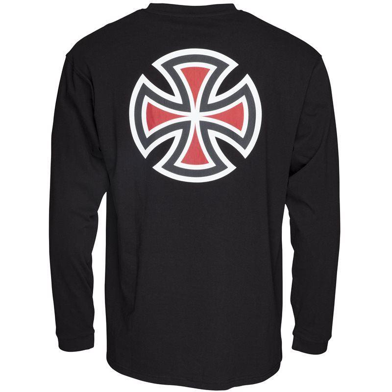Independent Bar Cross Longsleeve Tee - Black