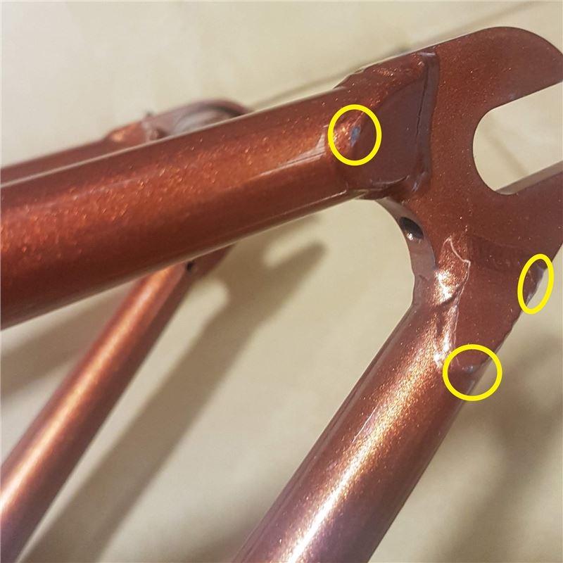 Total BMX TWS Frame *COSMETIC DAMAGE* Metal Copper / 20.6"