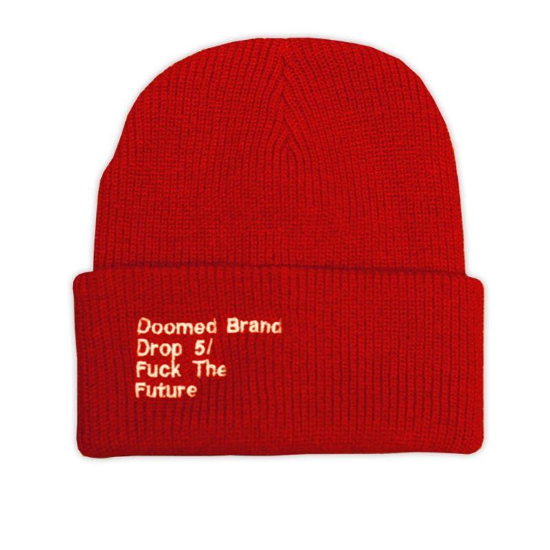 Doomed Fuck The Future Beanie