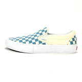 Vans Slip-On Pro Checkerboard - Adriatic Blue/White