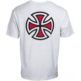 Independent Bar Cross Tee - White