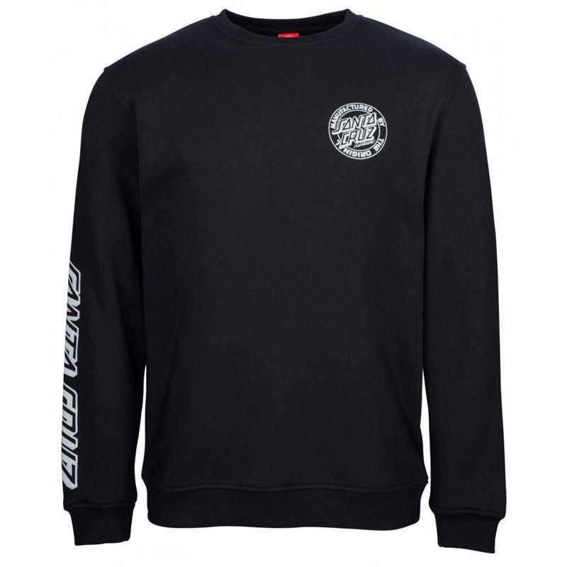 Santa Cruz MFG Dot Crew - Black