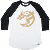 Federal Perrin 3/4 Sleeve Tee - White/Black