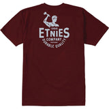 Etnies Blue Collar Tee - Burgundy