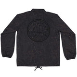 The Trip Crackle Psych Coach Jacket - Black