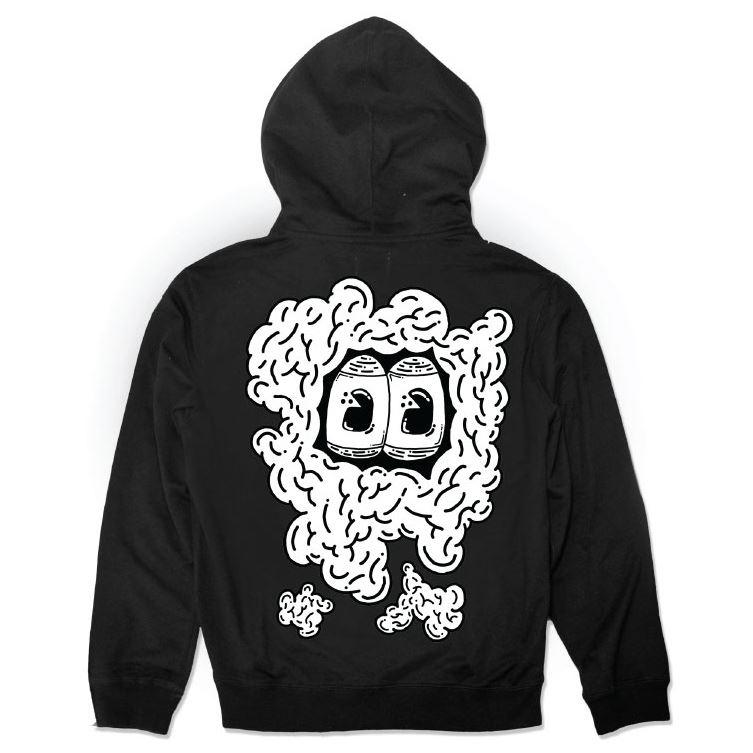 Doomed Smoky Eyes Hoodie - Black