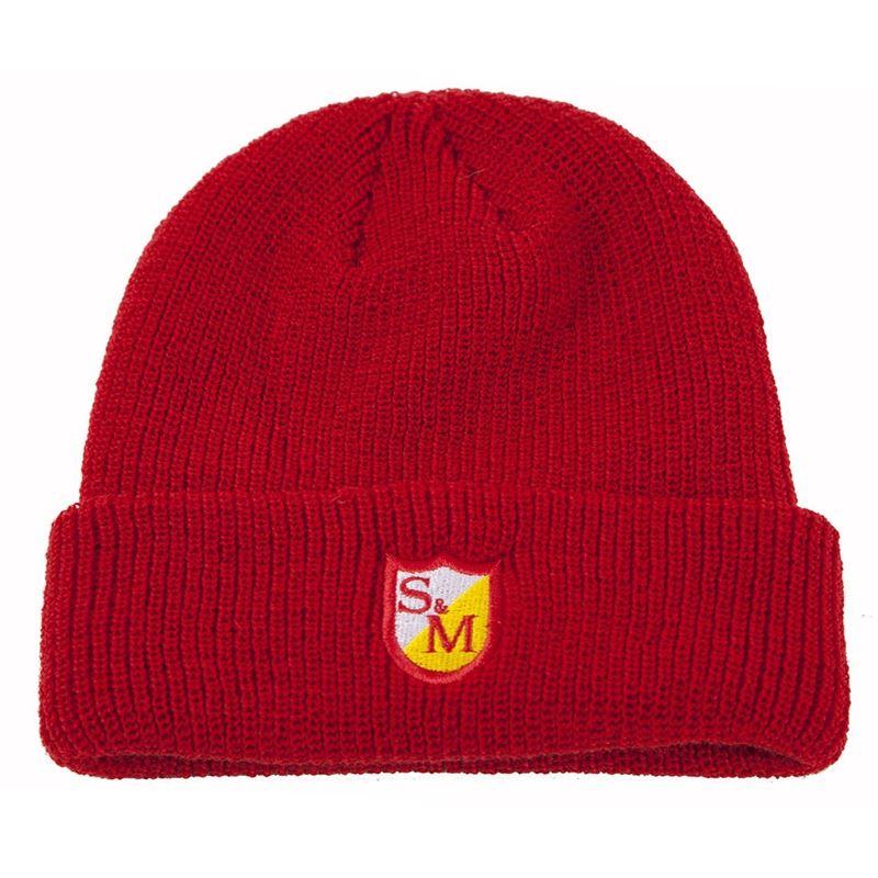 S&M Embroidered Shield Beanie