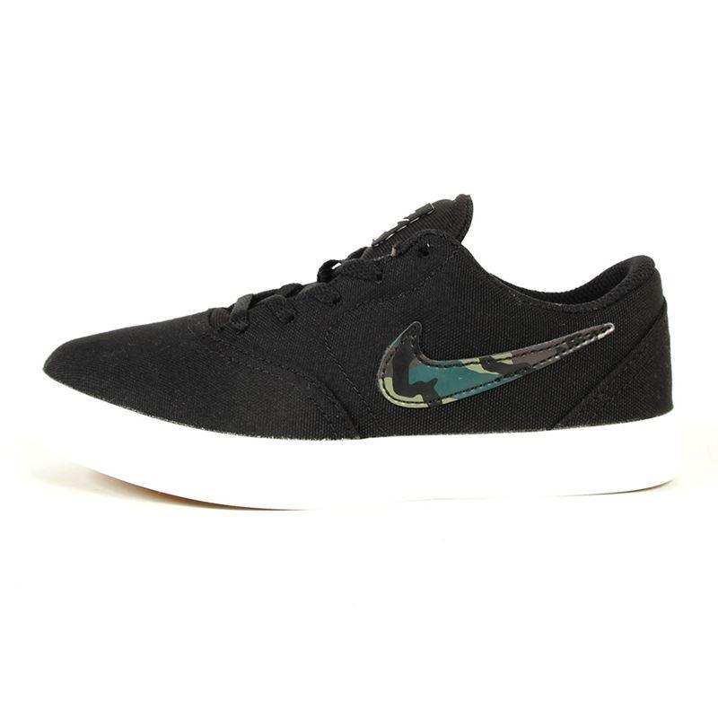 Nike SB Youth Check Canvas Black/Olive-Pro Green