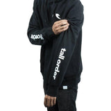 Tall Order Patch / Arm Print Hooded Sweatshirt - Black