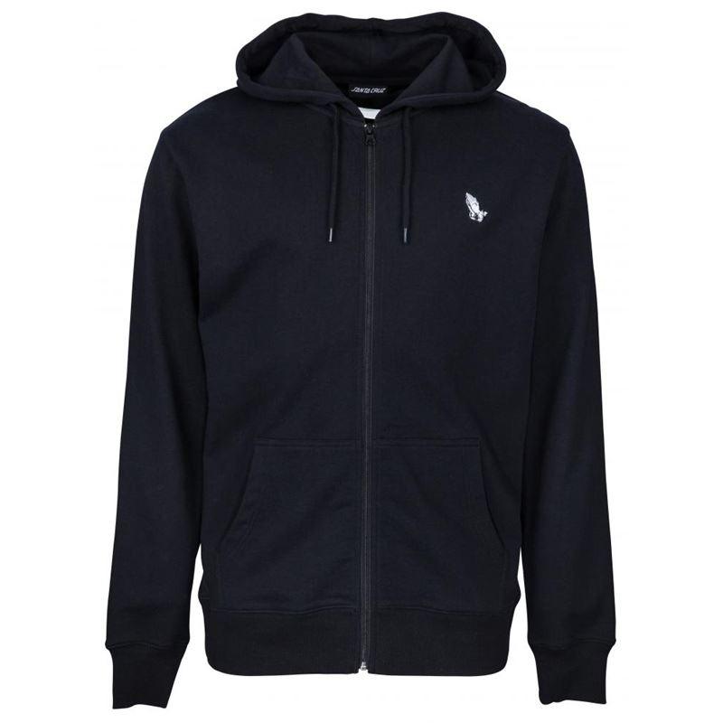Santa Cruz Ghost Lady Zip Hood - Black