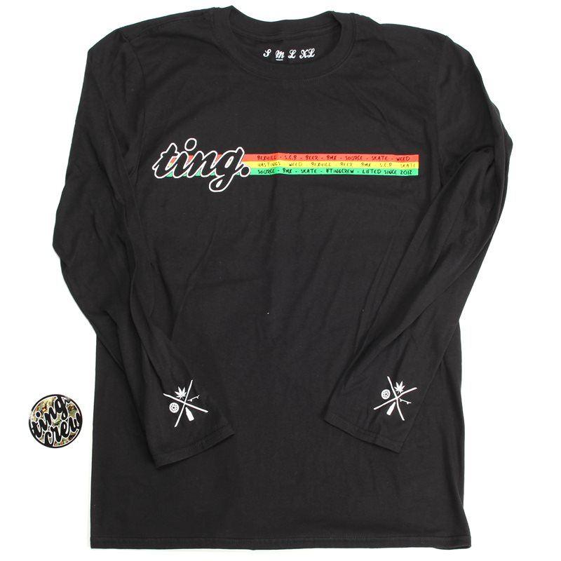 The Ting Local Longsleeve Tee - Black