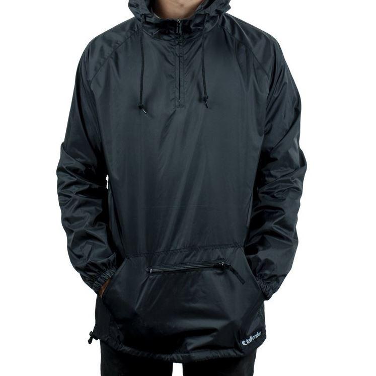 Tall Order Patch Logo Anorak - Black