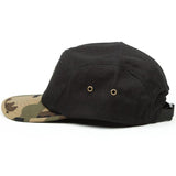 BSD Bomber 5 Panel Cap - Black Black