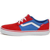 Vans Kids Chapman Stripe Suede/Canvas Red/Blue