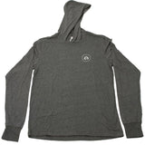 Eclat Circle Icon Hooded Longsleeve Tee - Heather Grey