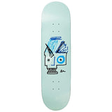 Polar Skate Co Insta Skull Deck - Light Blue
