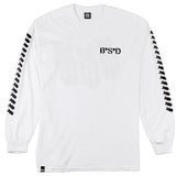 BSD Bomber Longsleeve Tee - White